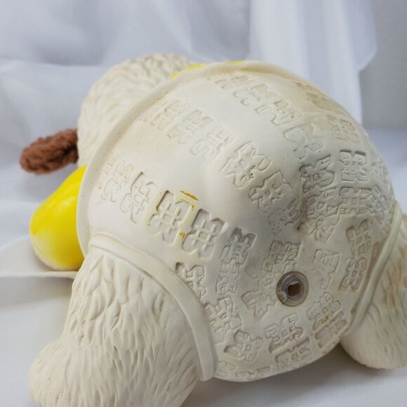 VTG 1962 Rubber Bear w/Fur Ears Edward Mobley The Arrow Rubber Co. No Squeaking - Picture 16 of 16